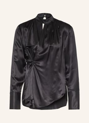 Allsaints Blusenshirt Zellie Mit Seide schwarz