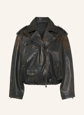 Allsaints Lederjacke Samina schwarz