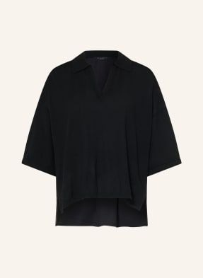 Allsaints Strickshirt Bern Im Materialmix schwarz