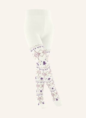 Falke Strumpfhose Nordic Fair Isle weiss