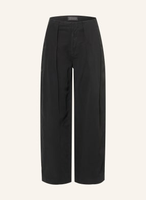 Allsaints Hose Mit Leinen schwarz