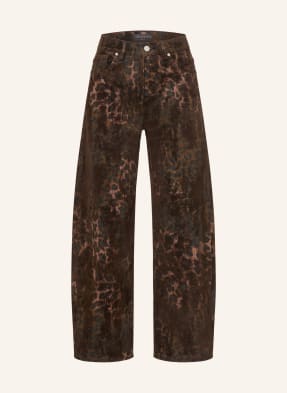 Allsaints Barrel Džíny Sadie 10062 leppo brown