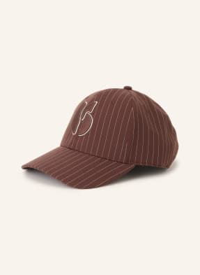 Ba&Sh Cap Harlow tmavě hnědá / bílá