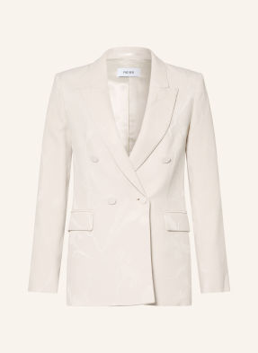 Reiss Jacquard-Blazer Ottie weiss