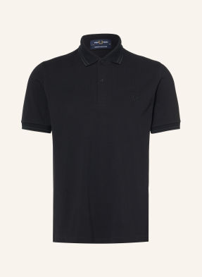 Fred Perry Piqué Polokošile černá / tmavě šedá