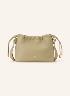 A.P.C. Vaková Kabelka Ninon Mini světle zelená