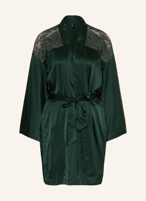 Aubade Dámské Kimono Midnight Whisper Z Hedvábí zelená