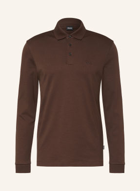 Boss Jersey-Poloshirt Pado braun