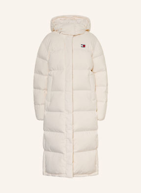Tommy Jeans Péřový Kabát S Odnímatelnou Kapucí bílá