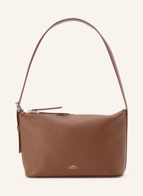 A.P.C. Schultertasche braun