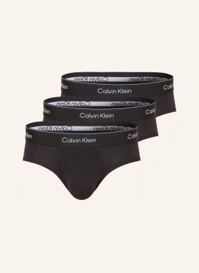 Calvin Klein 3er-Pack Boxershorts Icon Cotton Stretch schwarz