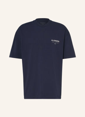 Allsaints T-Shirt Underground blau