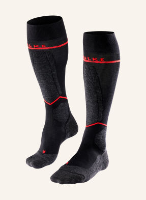 Falke Lyžařské Ponožky sk4 Energizing Light Wool 3010 black-mix
