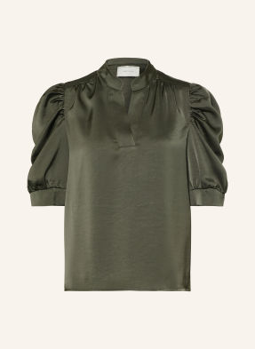 Neo Noir Blusenshirt Roella Aus Satin gruen