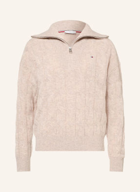 Tommy Hilfiger Svetr Troyer světle hnědá