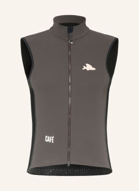 Café Du Cycliste Cyklistická Vesta Sibille tmavě šedá / černá