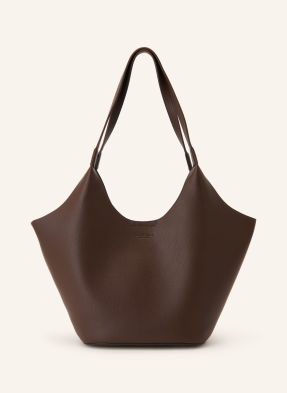 Seidenfelt Shopper Nelma Mit Pouch braun