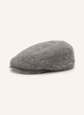 Stetson Baret tmavě hnědá / krémová / tmavě šedá