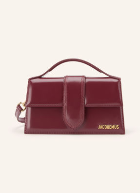 Jacquemus Kabelka Le Grand Bambino tmavě červená / zlatá