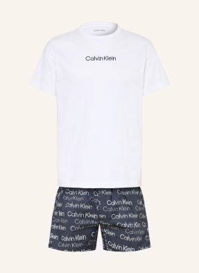 Calvin Klein Shorty-Schlafanzug weiss