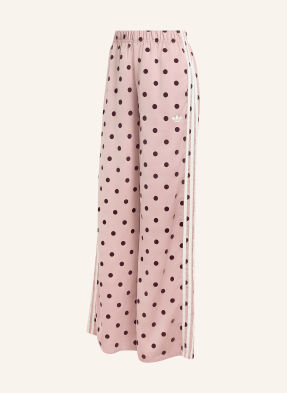 Adidas Originals Tepláky Satin Polka Dots S Širokými Nohavicemi růžová / tmavě červená