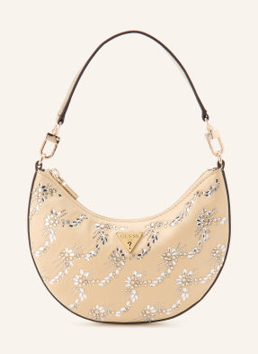 Guess Handtasche Tasmin Mit Schmucksteinen gold