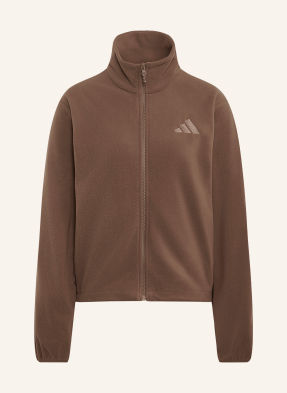 Adidas Terrex Fleecová Mikina Terrex Multi Climawarm Full Zip hnědá