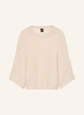 Boss Pullover Frug Mit 3/4-Arm Und Mohair weiss