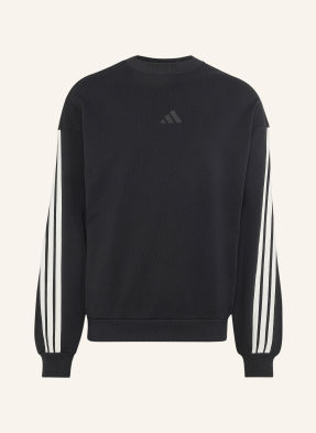 Adidas Mikiny Essentials 3-Streifen černá / bílá