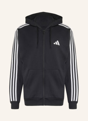 Adidas Sweatjacke Essentials 3-Streifen schwarz