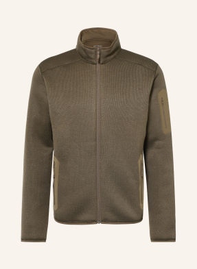 Arc'teryx Pletená Fleecová Mikina Covert olivová