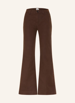 Brax Bootcut Kalhoty Maine tmavě hnědá