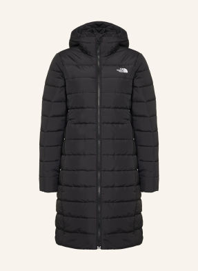 The North Face Prošívaný Kabát Aconcagua Hooded černá