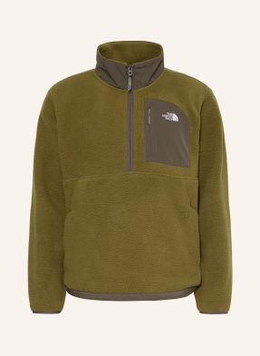 The North Face Fleecový Svetr Yumiori S Kapucí olivová / khaki