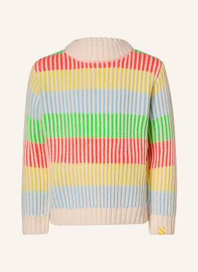 Billieblush Svetry režná / neonově červená / neonově žlutá