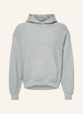 Nike Oversized Mikina S Kapucí Studio světle šedá