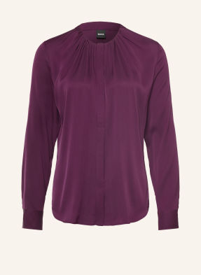 Boss Bluse Banorah Mit Seide lila
