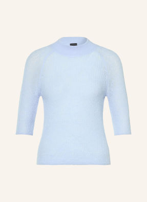 Boss Strickshirt Fewe Mit Alpaka blau