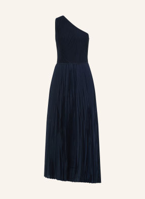 Boss One-Shoulder-Kleid Foki Im Materialmix blau