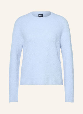 Boss Bouclé-Pullover Febisana blau