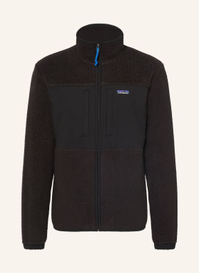 Patagonia Fleecová Mikina Retro Pile černá