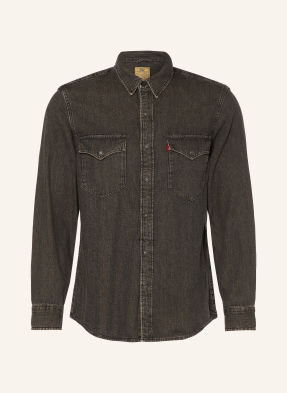 Levi's® Džínová Košile Western Relaxed Fit hnědá
