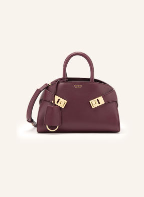 Ferragamo Kabelka Přes Rameno Hug Mini tmavě červená / zlatá