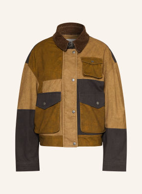 Marant Étoile Bunda Fieldjacket Risla khaki / velbloudí / černá