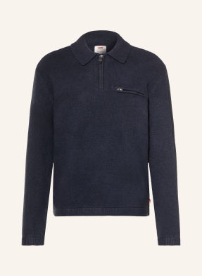 Levi's® Pletená Polokošile S Volným Střihem tmavě modrá