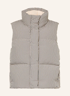 Levi's® Péřová Vesta bílá / tmavě modrá