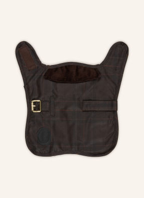 Barbour Psí Kabátek Xs tmavě hnědá / velbloudí / tmavě zelená
