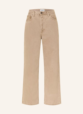Agolde Široké Džíny Low Slung Baggy trail  md grey brown