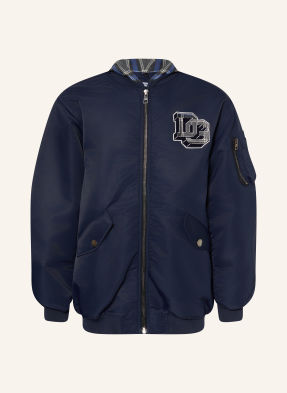 Dolce & Gabbana Blouson Mit Abnehmbarer Kapuze blau