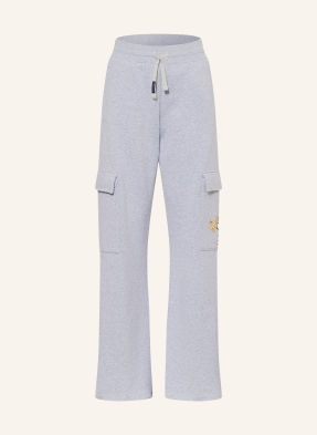 Dolce & Gabbana Tepláky Typu Cargo světle šedá / růžová / tmavě žlutá